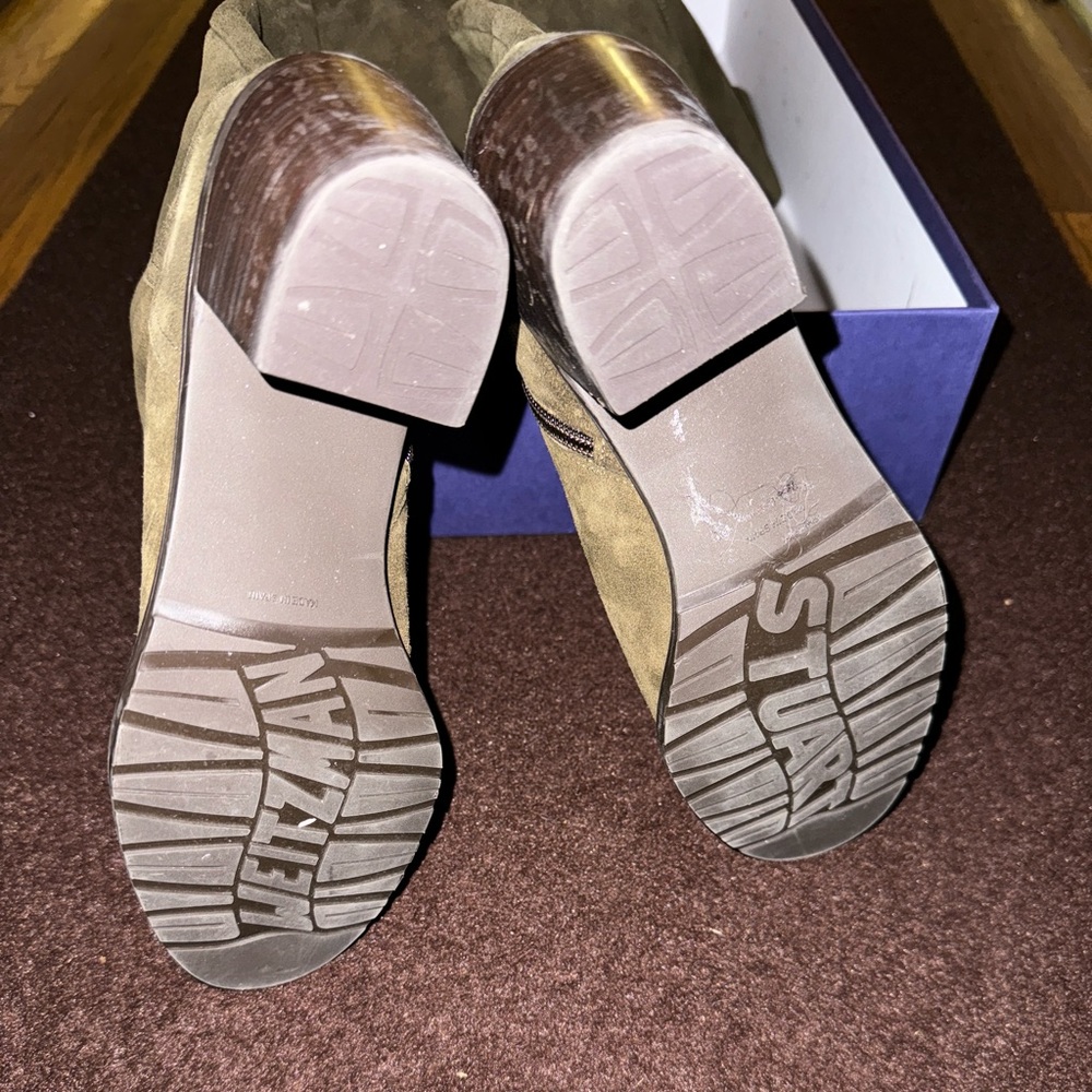 Stuart Weitzman Suede Knee Boots - image 5